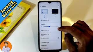 How To Change Font Style in Samsung Galaxy A23 , Samsung Galaxy A23 Font Change Setting