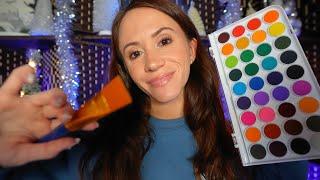 ASMR / Painting Your Face  (face brushing, close to face personal attention)