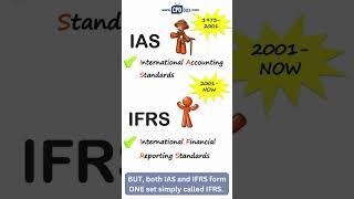 What is the difference between IAS and IFRS?