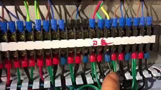 PLC input voltage test and confirm