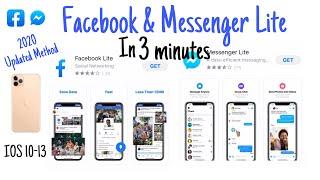 How to download Facebook Lite in iPhone | Facebook and Messenger Lite in iPhone | 2020 update method