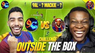 9AL Games VS mackie pes HD  outside the box challenge p2  pes 2021 mobile