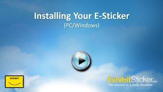 Installing Your E-Sticker (PC/Windows)