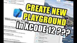 Create a new Swift Playground in Xcode 12?