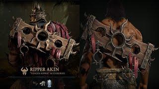 Barbarian Accessories Ripper Akin! Diablo 4 Cosmetic Showcase!