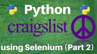 Craigslist Scraper with Python and Selenium: Part 2