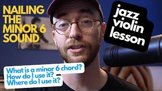 Jazz Violin Lesson: Mastering Minor 6 Arpeggios