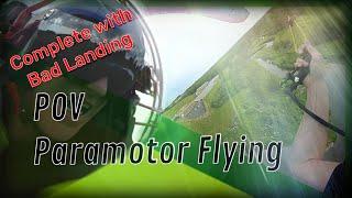 Discovering New Perspectives: Point of View Paramotor Flying, Complete with Music & an Accident