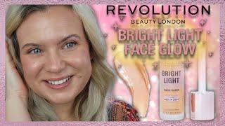 NEW MAKEUP REVOLUTION BRIGHT LIGHT FACE GLOW FOUNDATION  Review *I'm Obsessed!* | Clare Walch