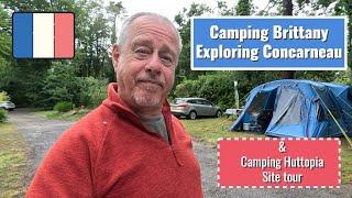 Camping in Brittany | Concarneau | Camping Huttopia site tour