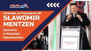 [NA ŻYWO] Sławomir Mentzen w Wysokiem Mazowieckiem - eWysMaz.pl