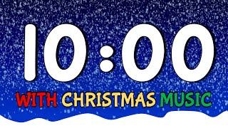 10 Minute Christmas Timer with Music | Ten Minute Countdown Timer