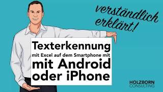 #067 Texterkennung mit Excel und dem Smartphone Android oder iPhone OCR Excel 365 Foto in Tabelle