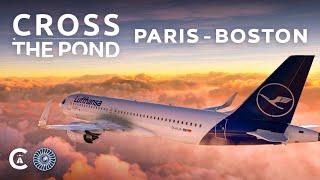 Langstrecke Paris - Boston im Flight Simulator LIVE - VATSIM Cross the Pond 2022