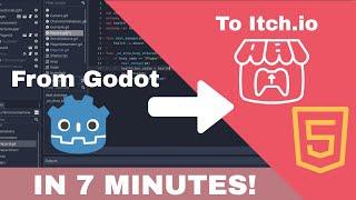 How to Export your Godot Game to Itch.io in UNDER 7 MINUTES!