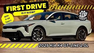 2025 Kia K4 GT-Line 2.0L Premium Package // FIRST DRIVE