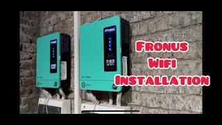How to install WiFi on New Model Fronus Inverters | WiFi installation on Fronus PV7200