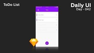 Daily UI - Day 042 - ToDo List