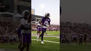 Malik Knowles with a nice catch at Night Practice 