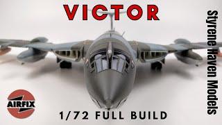 FULL Build! | 1/72 Airfix RAF Victor Jet Tanker Plastic Model | Unique Pin Strip Masking Technique!