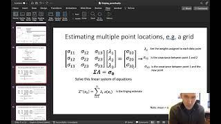 Kriging - A Mathematical Overview