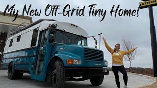 Skoolie Life: Getting My New Off-Grid Tiny Home