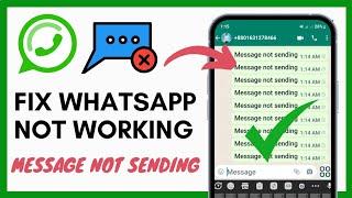 WhatsApp not working today | Whatsapp message not sending and receiving problem 2024 | WhatsApp down