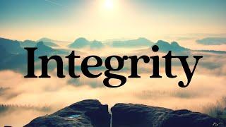 What is INTEGRITY? What does INTEGRITY Mean? Define INTEGRITY (Meaning & Definition Explained)