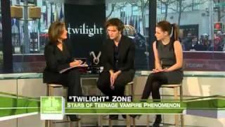 Kristen Stewart  and  Robert Pattinson on Today Show [November 2008]