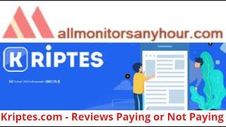 Kriptes.com , Reviews Not Paying, & HYIP monitor 24 hour, Trusted hyip monitoring sites,