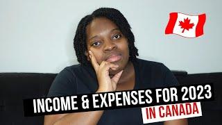 Inflation in Canada Expenses and Income in Canada | What I Spent in 2023 | Monthly Expenses