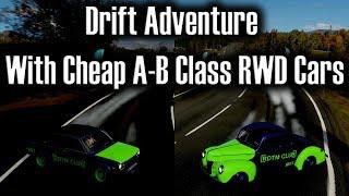 Forza Horizon 4 "Drift Adventure With Cheap A-B Class RWD Cars"