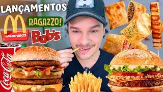 LANÇAMENTOS DE FAST FOOD / MC DONALD'S, BOB'S E RAGAZZO - Vale a pena?