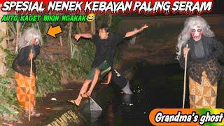 Prank Hantu Nenek Kebayan Paling Seram || Auto Kaget Endingnya Bikin Ngakak