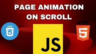 Page Animations Using AOS JavaScript Library