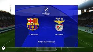 Barcelona vs Benfica ● Champions League 2024/25 ● Gameplay Pes 2021