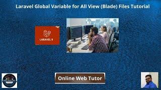 Laravel Global Variable for All View Blade Files Tutorial | How To Create default variables Laravel