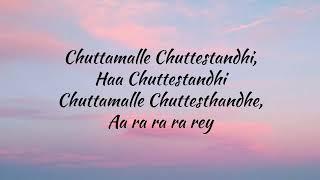 CHUTTAMALLE SONG LYRICS DEVARA||