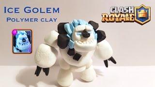 DIY Clash Royale Ice Golem - Polymer clay tutorial