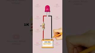 How to Connect LED to 12V Battery | 3V LED Direct to 12V #electronic