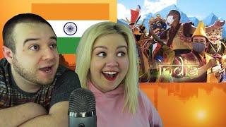 STEP INTO INDIA Cinematic Travel Film | COUPLE REACTION VIDEO
