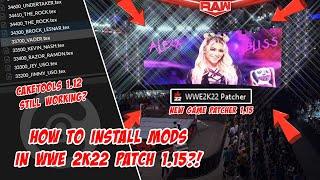 How to Install Mods in WWE 2K22 Patch 1.15 | Easy Installation in 5 Mins!