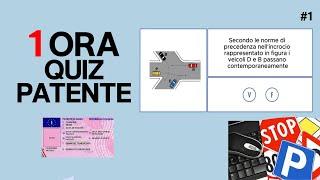 1 ORA QUIZ PATENTE B #1