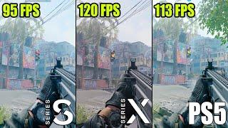 COD: Modern Warfare 3 Xbox Series S vs. Series X vs. PS5 Comparison | Technical Review 120FPS Mode