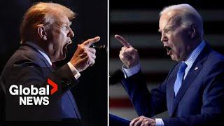 Trump, Biden square off in historic presidential debate