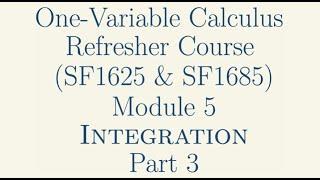 Module 5, Integration, Part 3