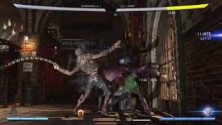 INJUSTICE 2 SCARECROW 25 Hit Combo 609 Damage
