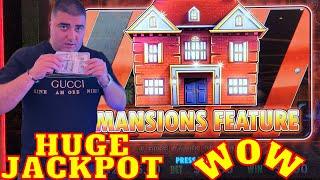 I Won MANSION BONUS On Huff N More Puff Slot & Hit HUGE JACKPOT HANDPAY