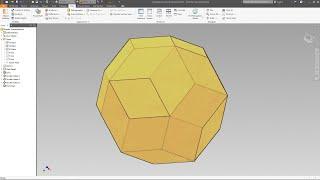 Rhombic Triacontahedron - Autodesk Inventor