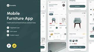 Furniture Shop UI Design in Figma - UI Speed Design | Week - 09